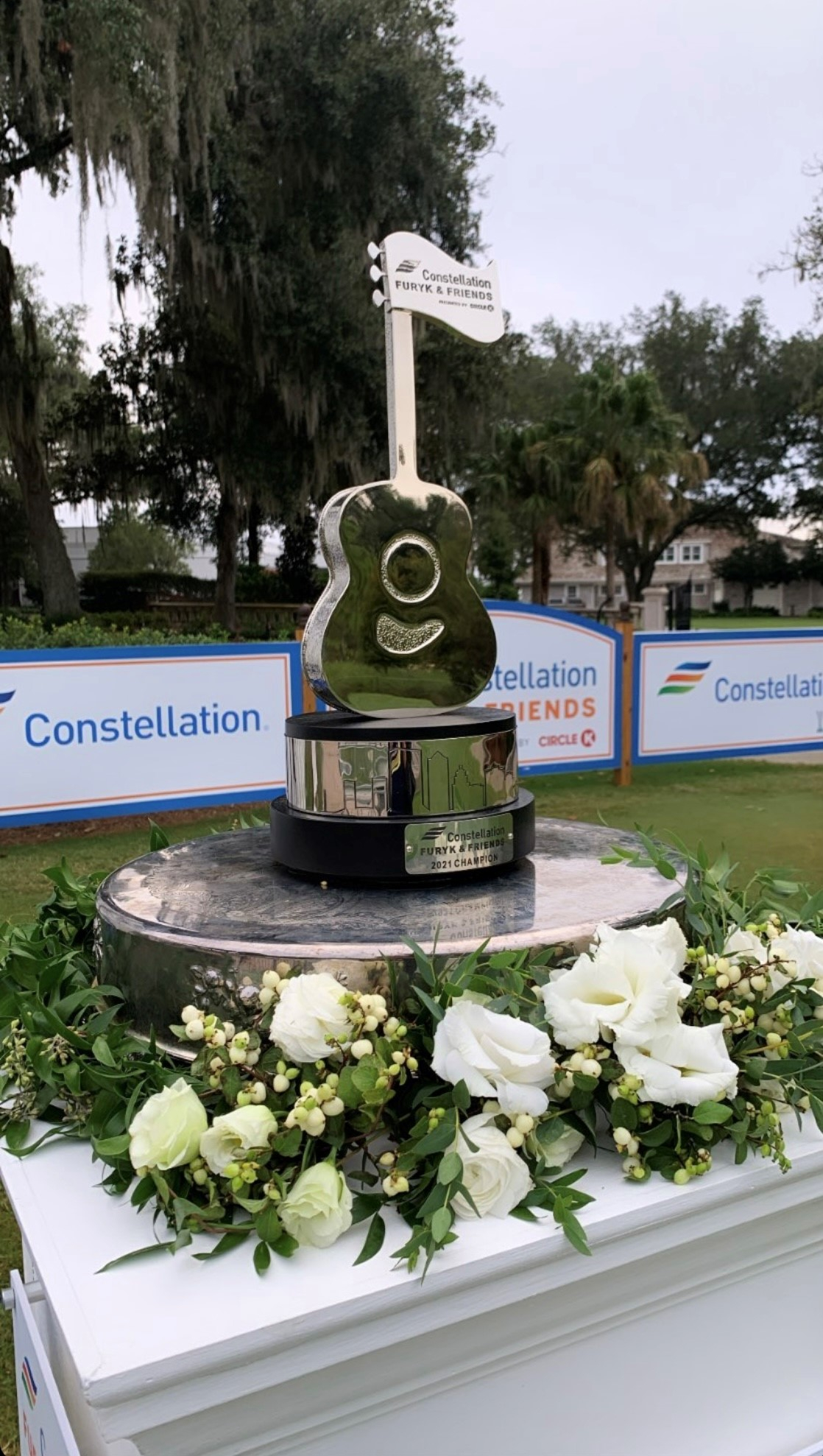 Constellation Furyk & Friends trophy made by Malcolm DeMille